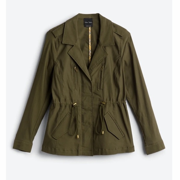 Eden Society Dark Olive Green Utility Chore Jacket - Picture 1 of 14